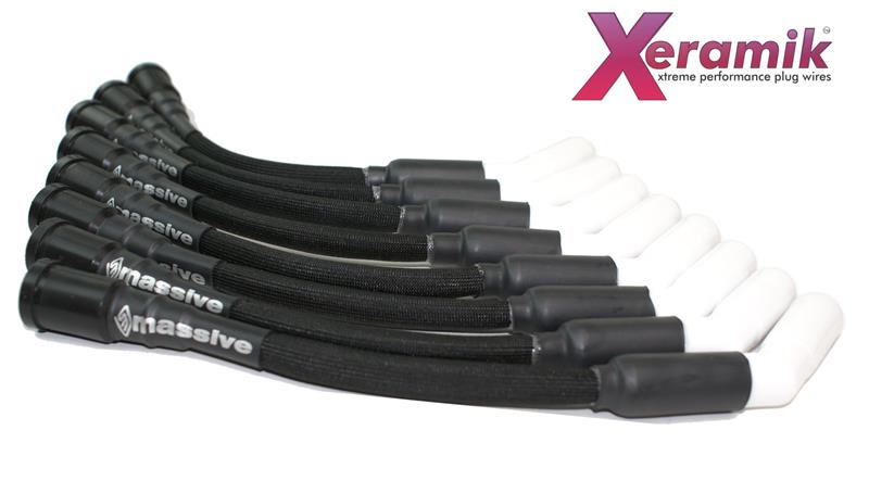 Massive Speed Ceramic Boot Spark Plug Wires 7.3 Godzilla Xeramik