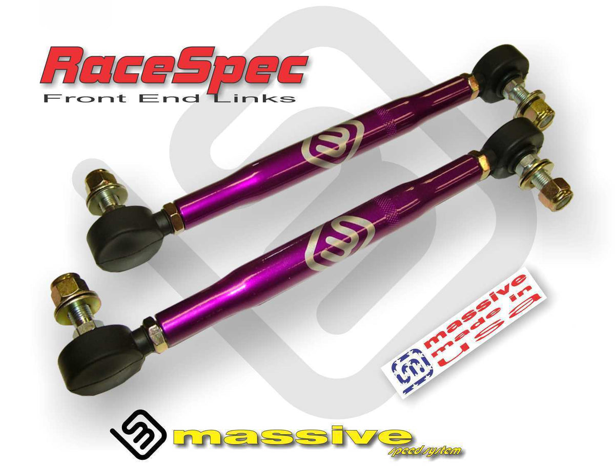 Massive Race Adjustable Front ARB Sway Bar End Links Focus 00-11 ALL SVT ST170 - Massive Speed System