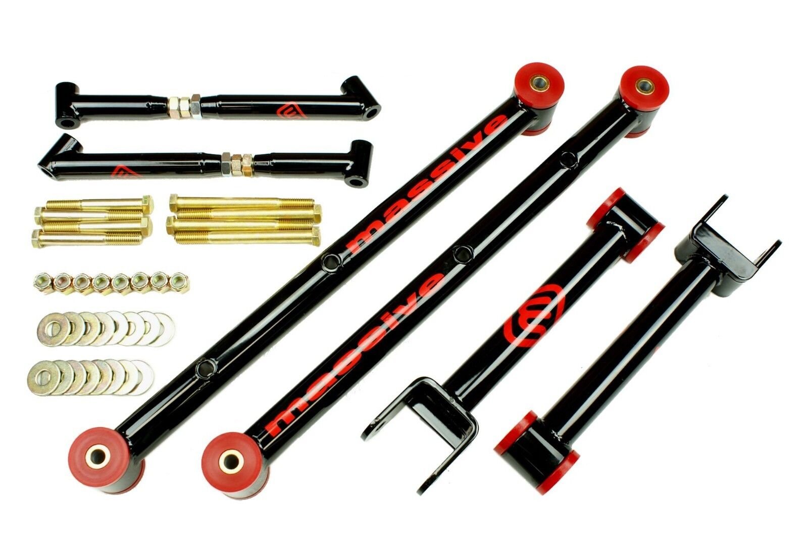Massive TRACTION SATISFACTION COMPETITION SERIES Lower Upper Control Arms and Braces 64-67 GM A Body - Massive Speed System