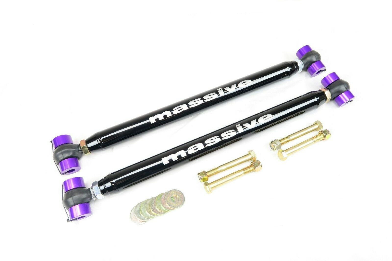 Massive Speed Race Spec Series Adjustable Rear Lower Control Arms With Protective Boots  GM A Body 1964-1972 - Massive Speed System