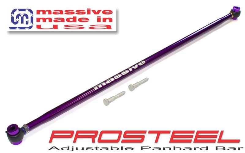 Massive PROSTEEL Adjustable Panhard Bar Rod 82-02 F Body Camaro Firebird - Massive Speed System