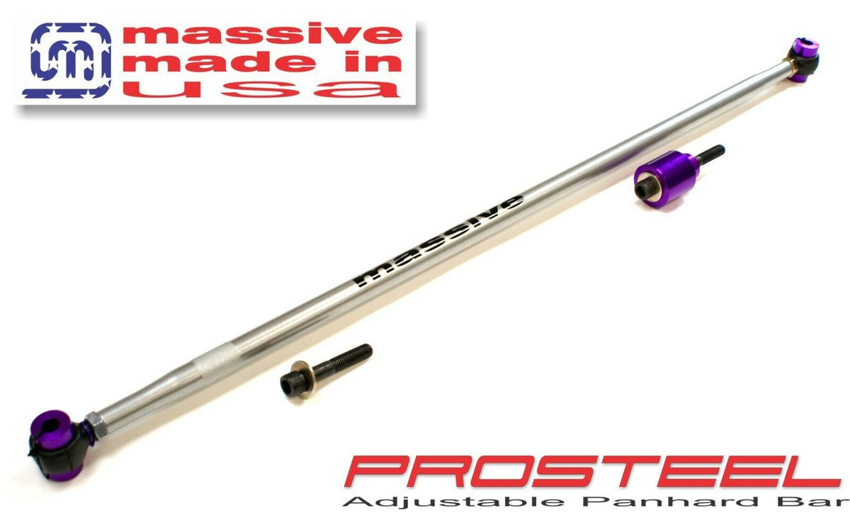 Massive Panhard PROSTEEL Rod 05-14Mustang GT 500 S197 3.7 4.0 4.6 5.0 5.4 - Massive Speed System