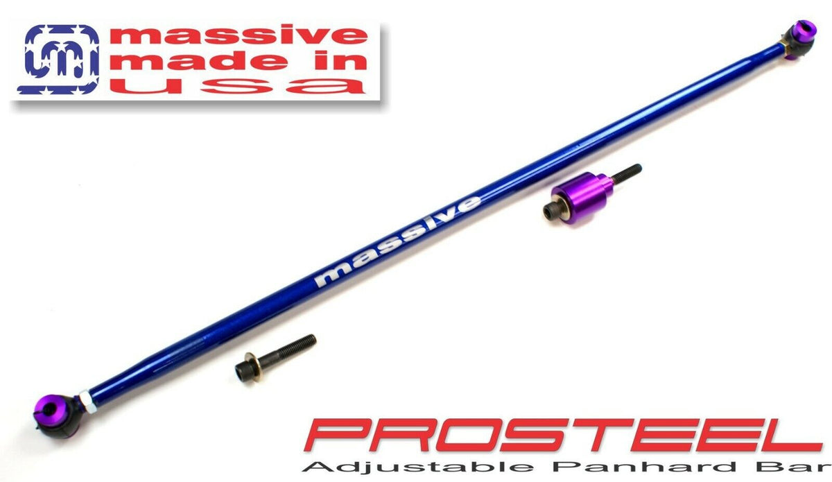 Massive Panhard PROSTEEL Rod 05-14Mustang GT 500 S197 3.7 4.0 4.6 5.0 5.4 - Massive Speed System