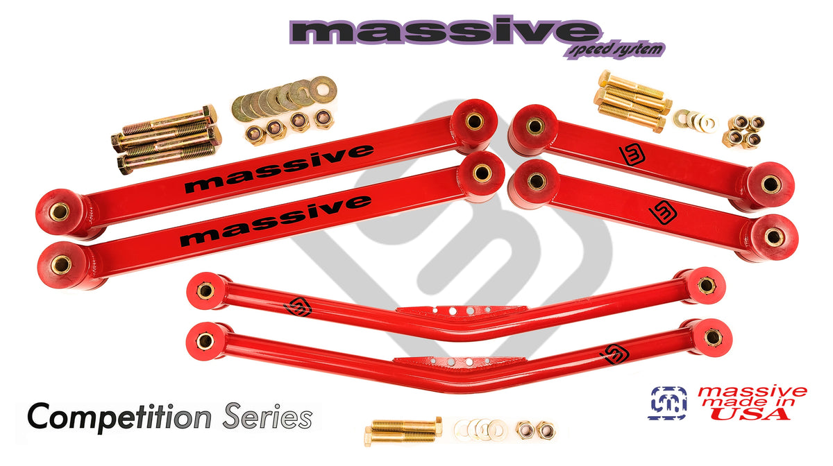 Massive Speed Competition Series Fixed Control Arm Kit - 98-11 Panther Chassis - Massive Speed System