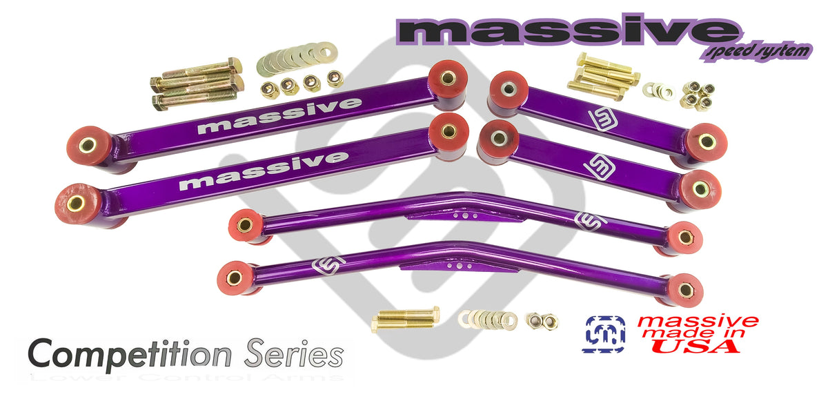 Massive Speed Competition Series Fixed Control Arm Kit - 98-11 Panther Chassis - Massive Speed System