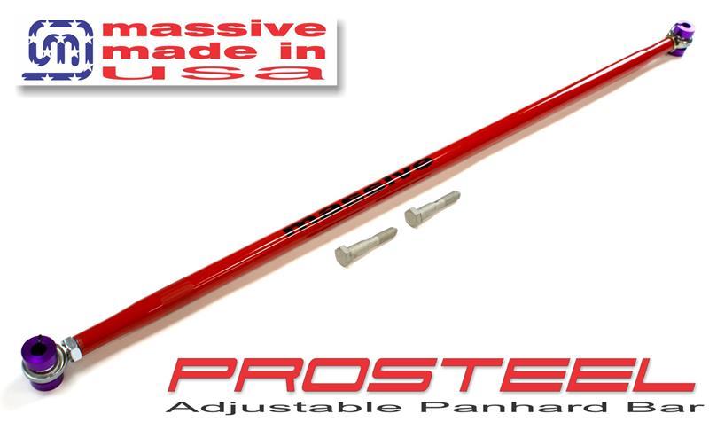 Massive PROSTEEL Adjustable Panhard Bar Rod 82-02 F Body Camaro Firebird - Massive Speed System