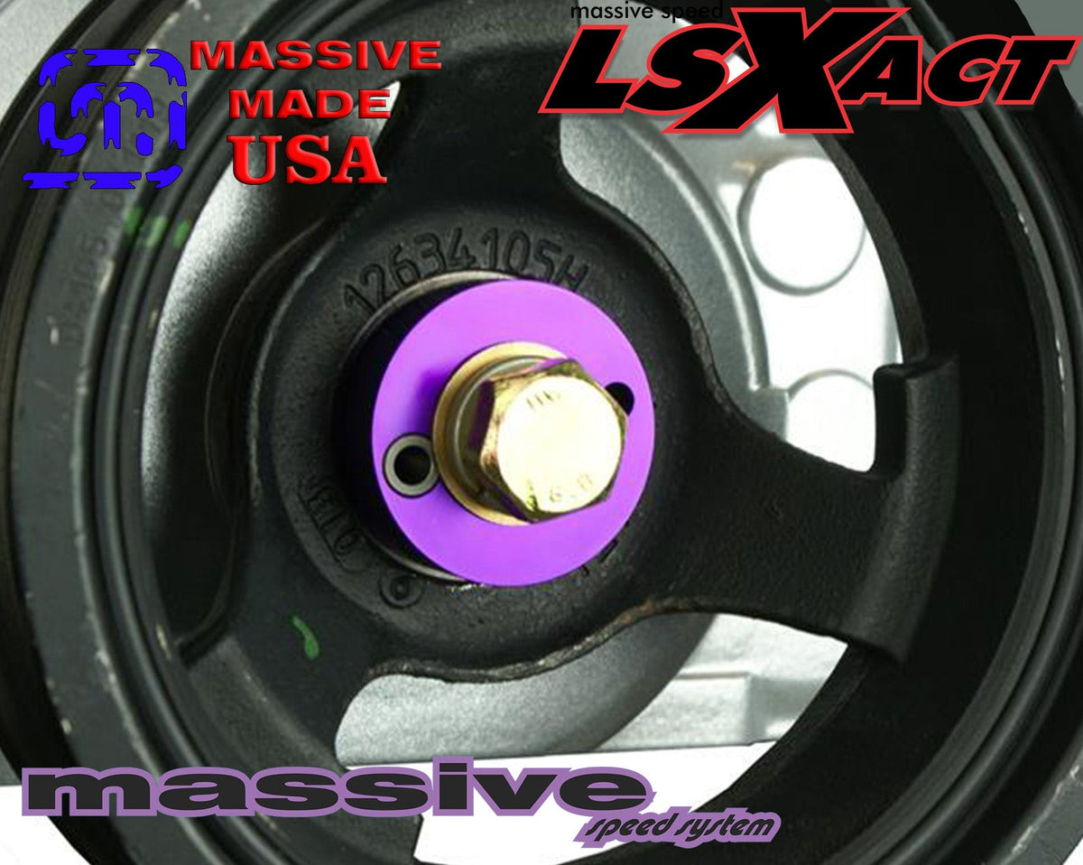 Massive Speed LS-X Crank Pulley Damper Pinning Kit LS1 LSX Truck LQ4 6.0 6.2 5.3 4.8 Gen III  MATO&#39;16620 - Massive Speed System