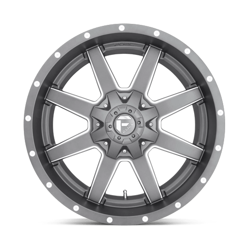 Fuel Off-Road Aluminum Wheels 20X9 Maverick D542 Matte Gunmetal Milled