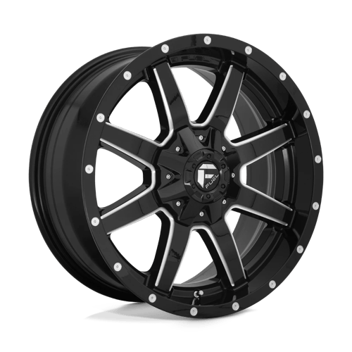 Fuel Off-Road Aluminum Wheels 22X9.5 Maverick D610 Gloss Black Milled