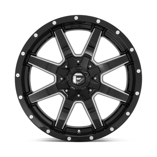 Fuel Off-Road D610 20X9 Gloss Black Milled 6x120/5.5 +20mm