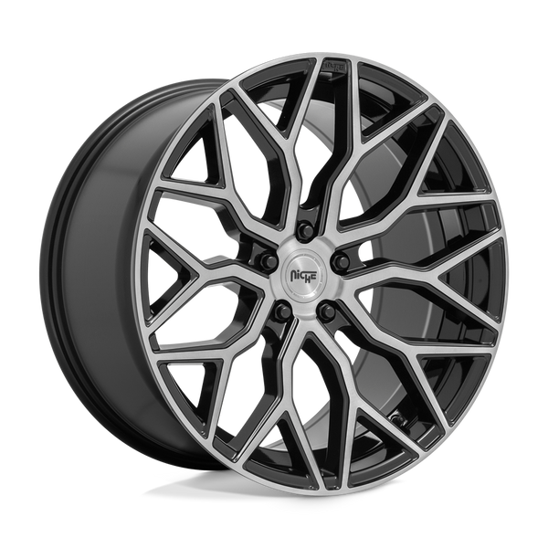 Niche M262 Mazzanti 20X10.5 5X112 +40MM Gloss Black Brushed Face