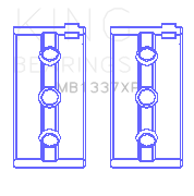 King Engine Bearings Kawasaki ZX-14 (2006-2011) #2/4 (Size +0.25mm) Main Bearing Set - MB1337XP0.25-3