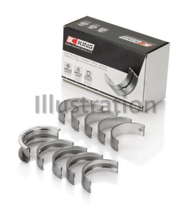 King Engine Bearings Ford 2.0/2.3L 8V (Size +0.25mm) Main Bearing Set - MB582AM1.25