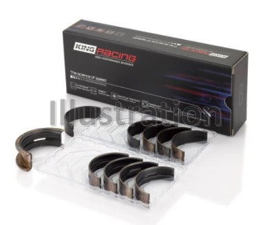 King Engine Bearings Nissan CA16DET/CA18DET/CA20ET (Size +0.50mm) Main Bearing Set - MB5232XP0.5