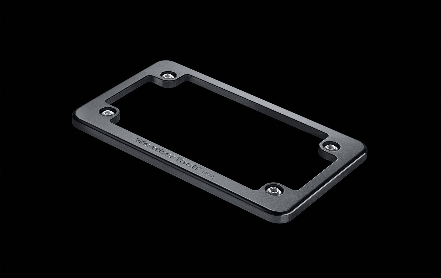 Weathertech - Billet License Plate Frame - Black - 8ALPF1