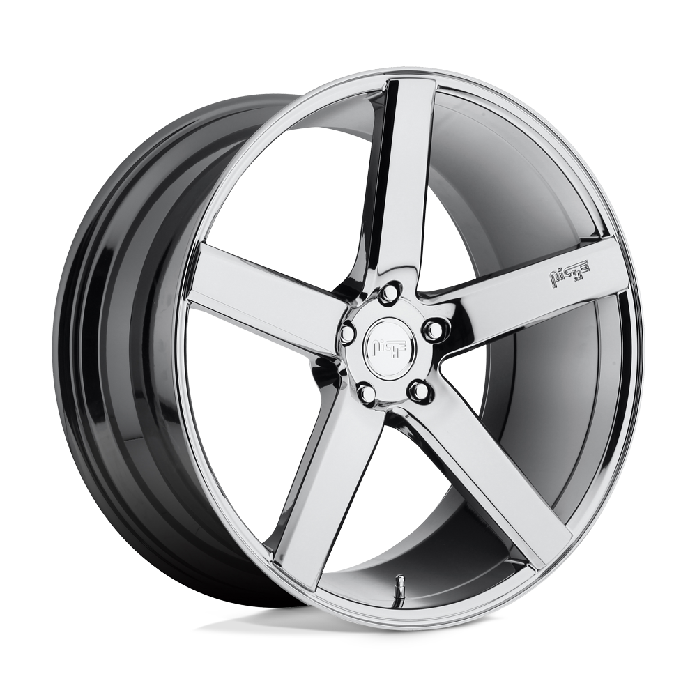Niche 1PC M132 Milan 20X8.5 5X112 +34MM Chrome Plated