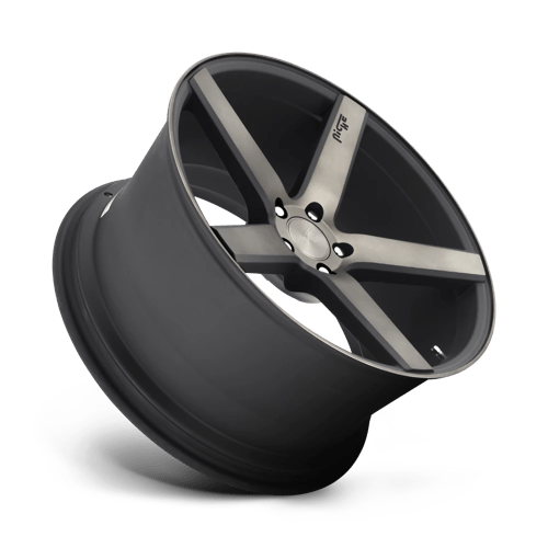 Niche 1PC M134 Milan 20X8.5 5X114.3 +35MM Matte Black Ddt Machined