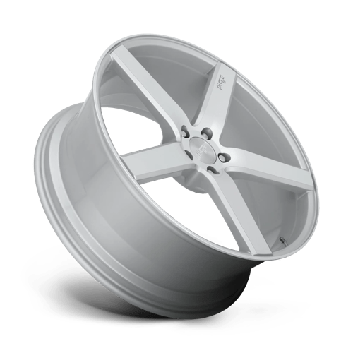 Niche 1PC M135 Milan 20X8.5 5X114.3 +35MM Gloss Silver Machined