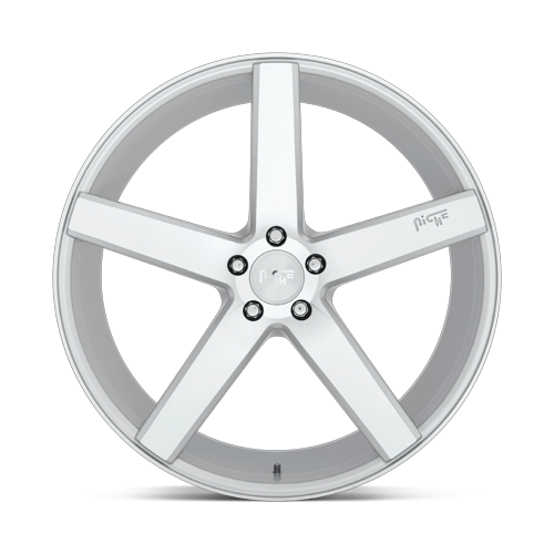 Niche 1PC M135 Milan 19X8.5 5X114.3 +35MM Gloss Silver Machined
