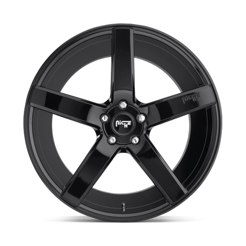 Niche 1PC M188 Milan 20X8.5 5X114.3 +35MM Gloss Black