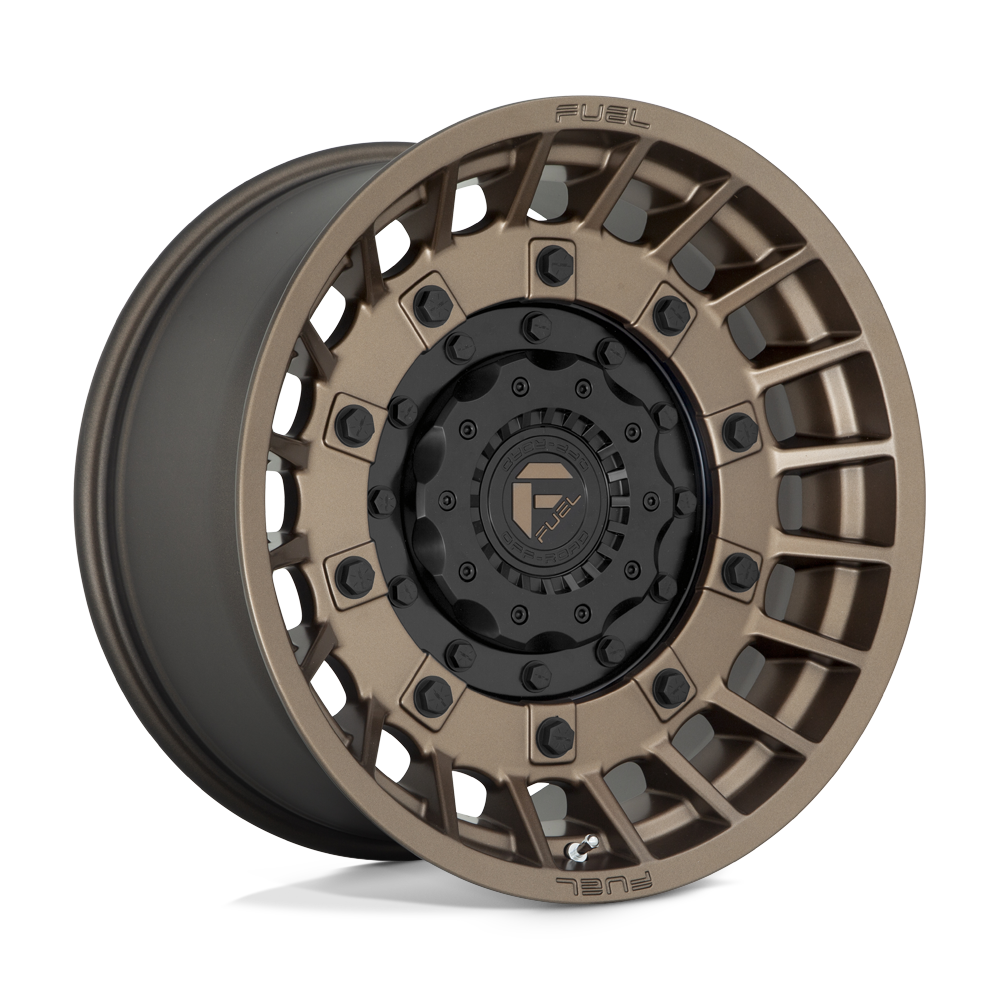 Fuel Off-Road Aluminum Wheels 20X10 Militia D725 Matte Bronze & Black