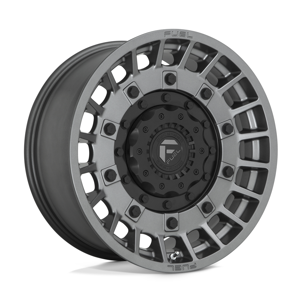 Fuel Off-Road Aluminum Wheels 17X9 Militia D726 Matte Anthracite & Black