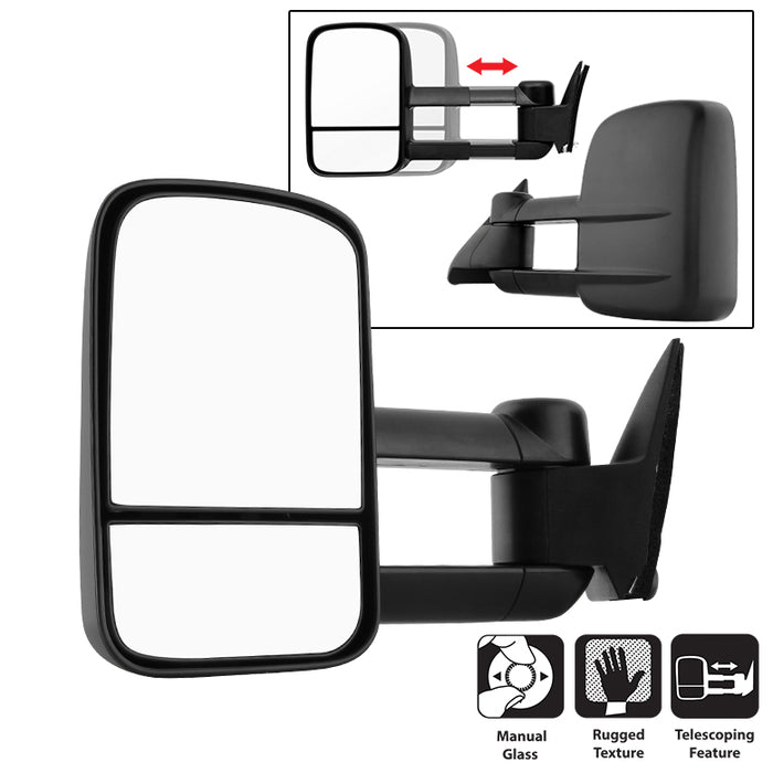 xTune Chevy C10 88-98 Manual OE Mirror - Left MIR-03CCK88-MA-L - 9938672