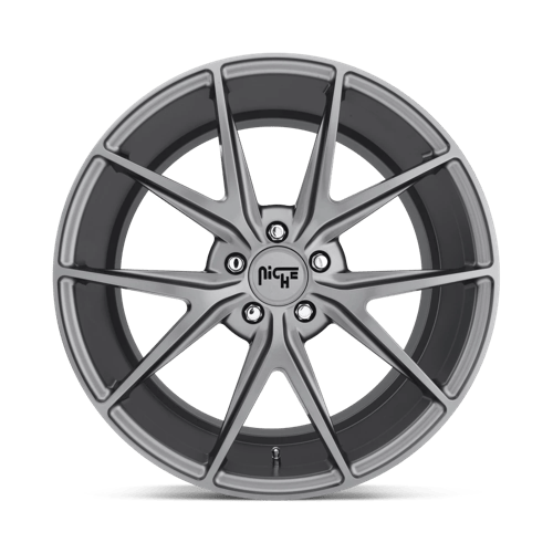 Niche 1PC M116 Misano 19X8.5 5X112 +34MM Matte Gun Metal