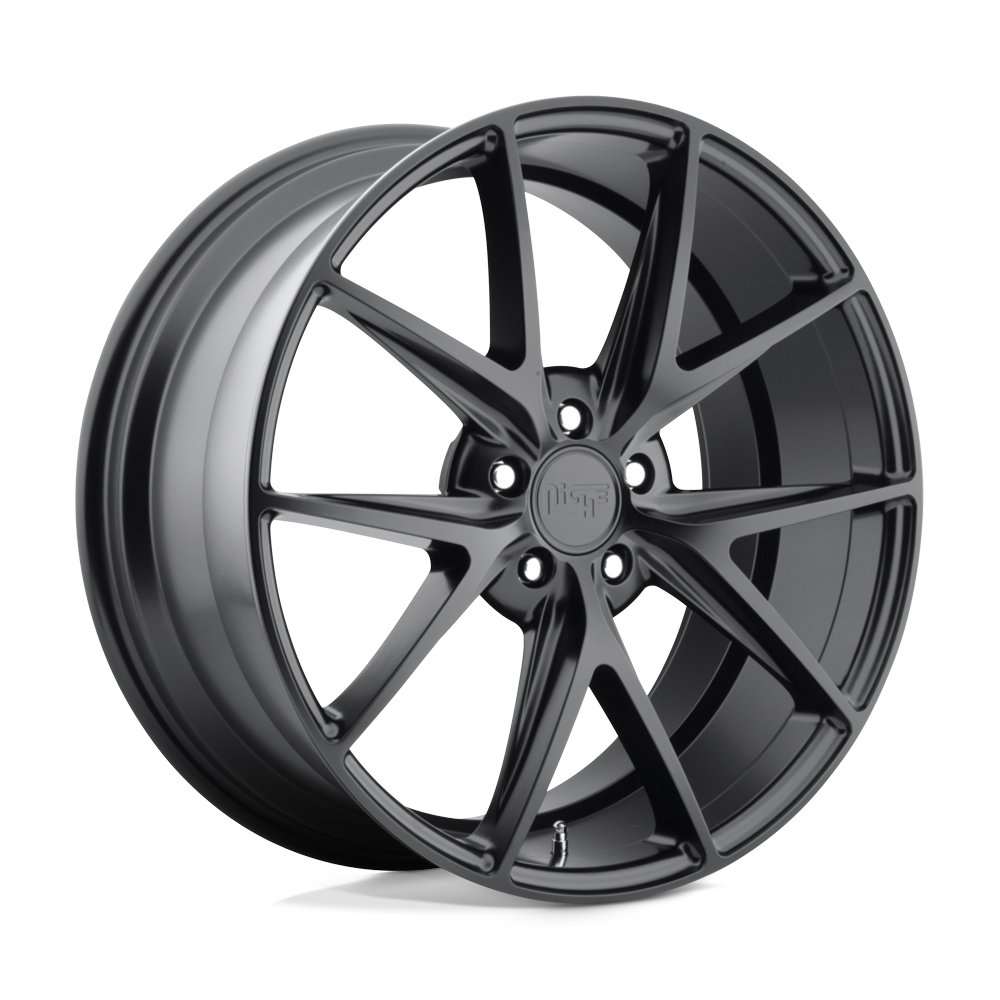 Niche 1PC M117 Misano 19X8.5 5X120 +45MM Matte Black