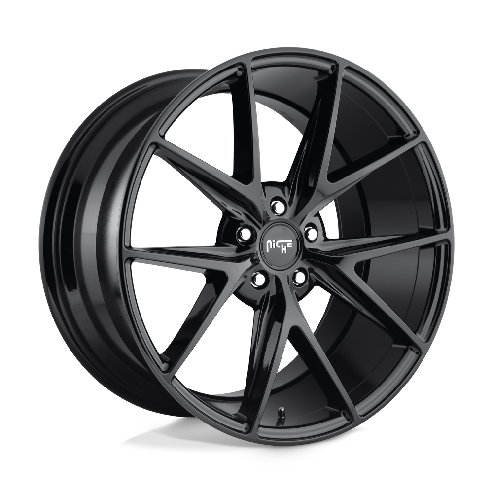 Niche 1PC M119 Misano 20X9 5X114.3 +35MM Gloss Black