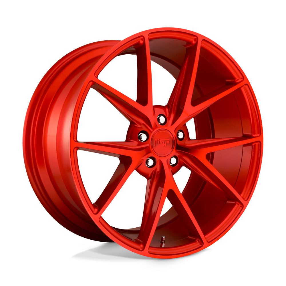 Niche 1PC M186 Misano 20X10 5X120 +40MM Candy Red