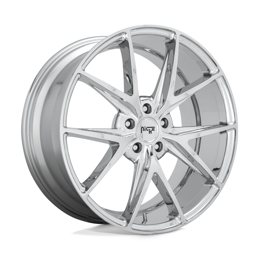 Niche 1PC M248 Misano 20X9 5X115 +18MM Chrome