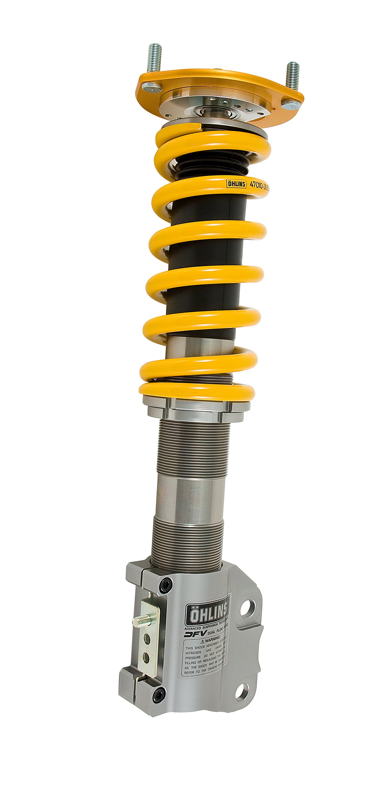 Ohlins 07-15 Mitsubishi EVO X (CZ4A) Road & Track Coilover System - MIS MI10S1 for 2008-2015 Mitsubishi Lancer - detail view