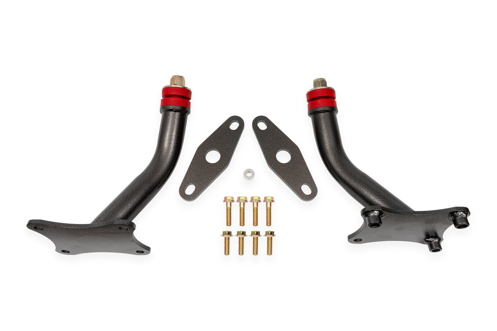 BMR 16-17 6th Gen Camaro Motor Mount Kit w/ Integrated Stands (Polyurethane) - Black Hammertone - MM010H