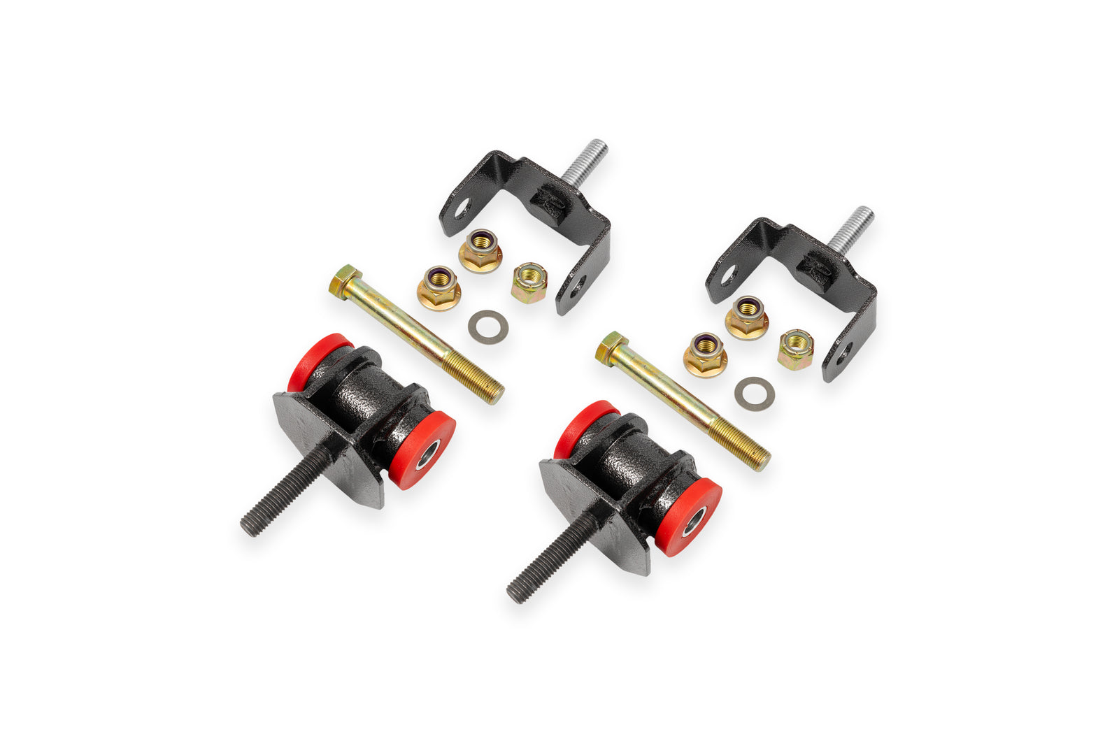 BMR 97-04 Chevrolet C5 Corvette (Inc. Z06) Polyurethane Motor Mount Kit - Black Hammertone - MM550H