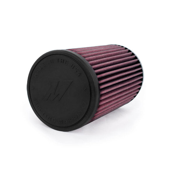 Mishimoto Performance Air Filter - 2.75in Inlet / 8in Length - MMAF-2758 by Mishimoto - angle view