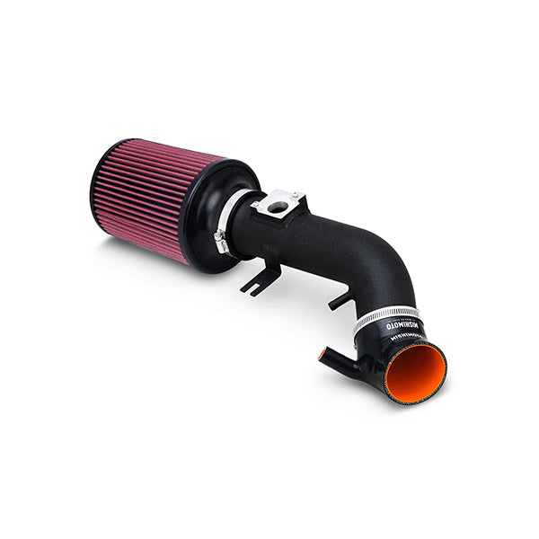 Mishimoto 06-11 Honda Civic Si Performance Air Intake - Wrinkle Black - MMAI-CIV-06SIWBK for 2006-2011 Honda Civic Si - angle