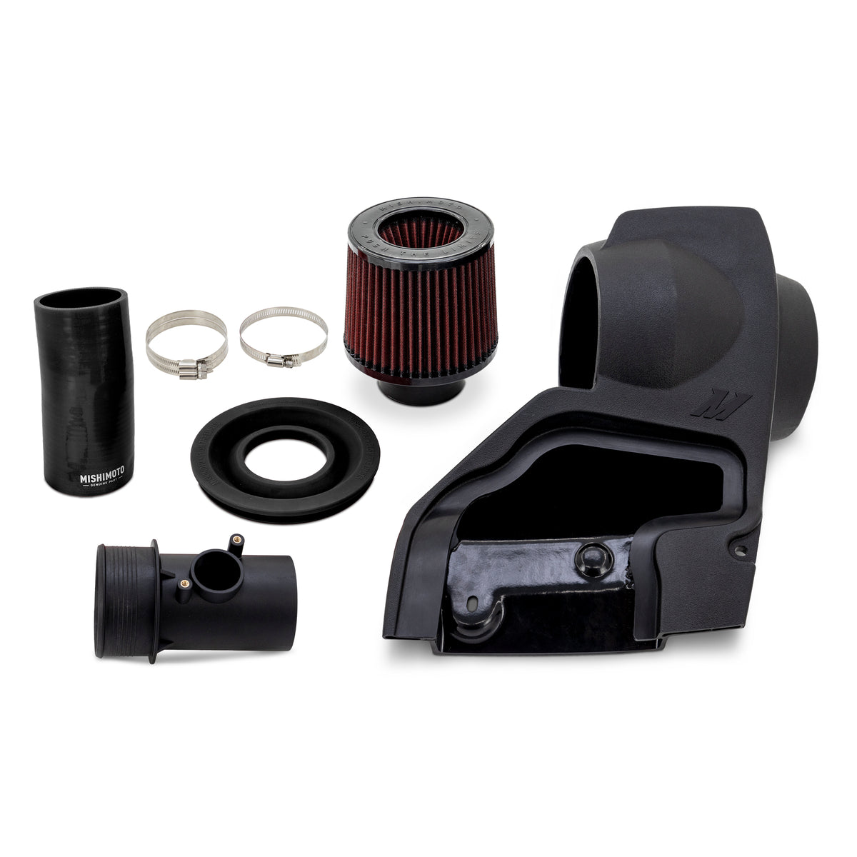 Mishimoto 2022+ Honda Civic 1.5T Performance Intake - Black - MMAI-CIV-22BK for 2022-2025 Honda Civic - angle view
