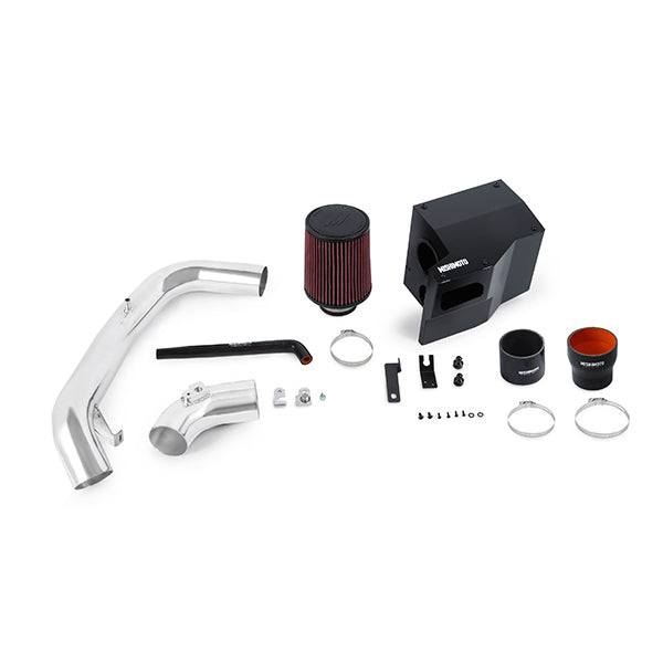 Mishimoto 13-16 Ford Focus ST 2.0L Performance Air Intake Kit - Polished - MMAI-FOST-13P for 2013-2018 Ford Focus ST - angle 