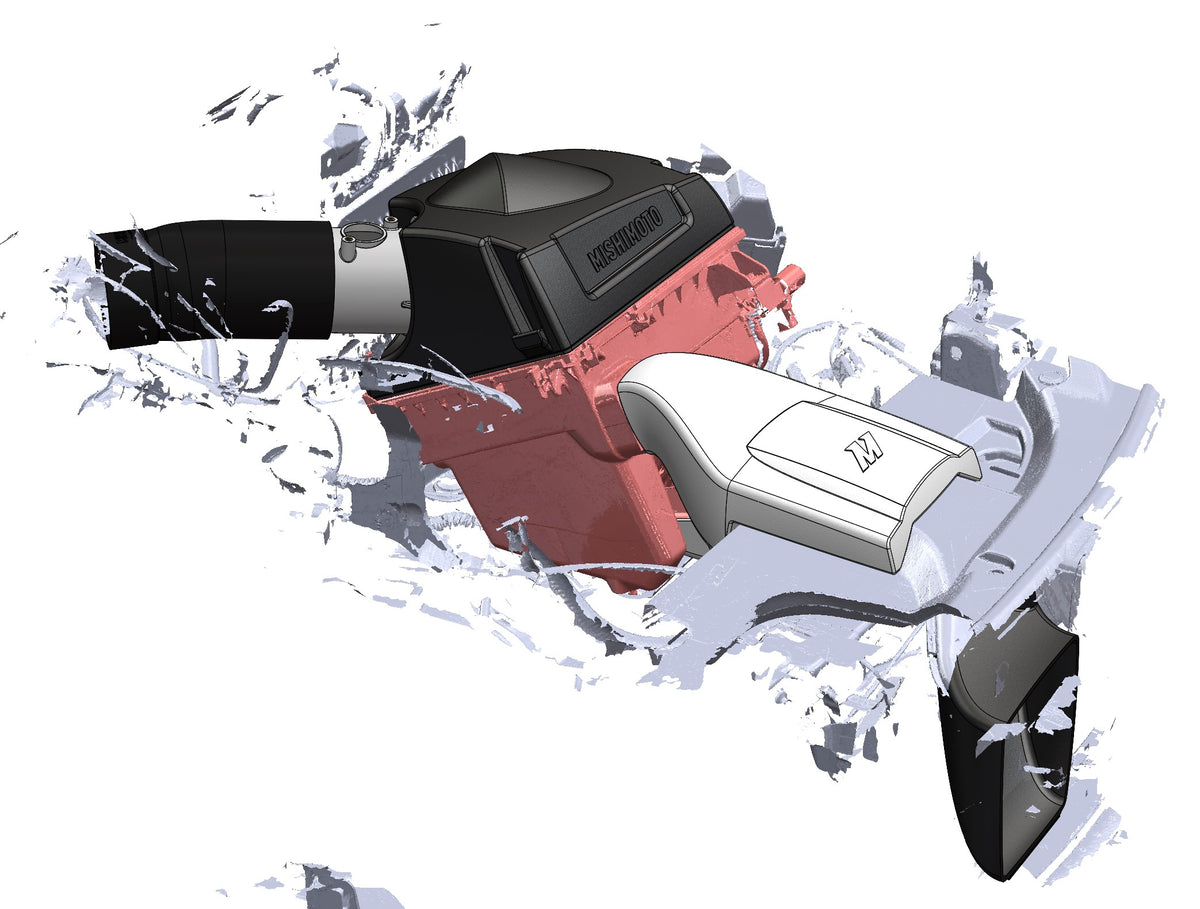 Mishimoto 2023+ Toyota GR Corolla Performance Intake - MMAI-GRC-23 for 2023-2025 Toyota GR Corolla - angle view