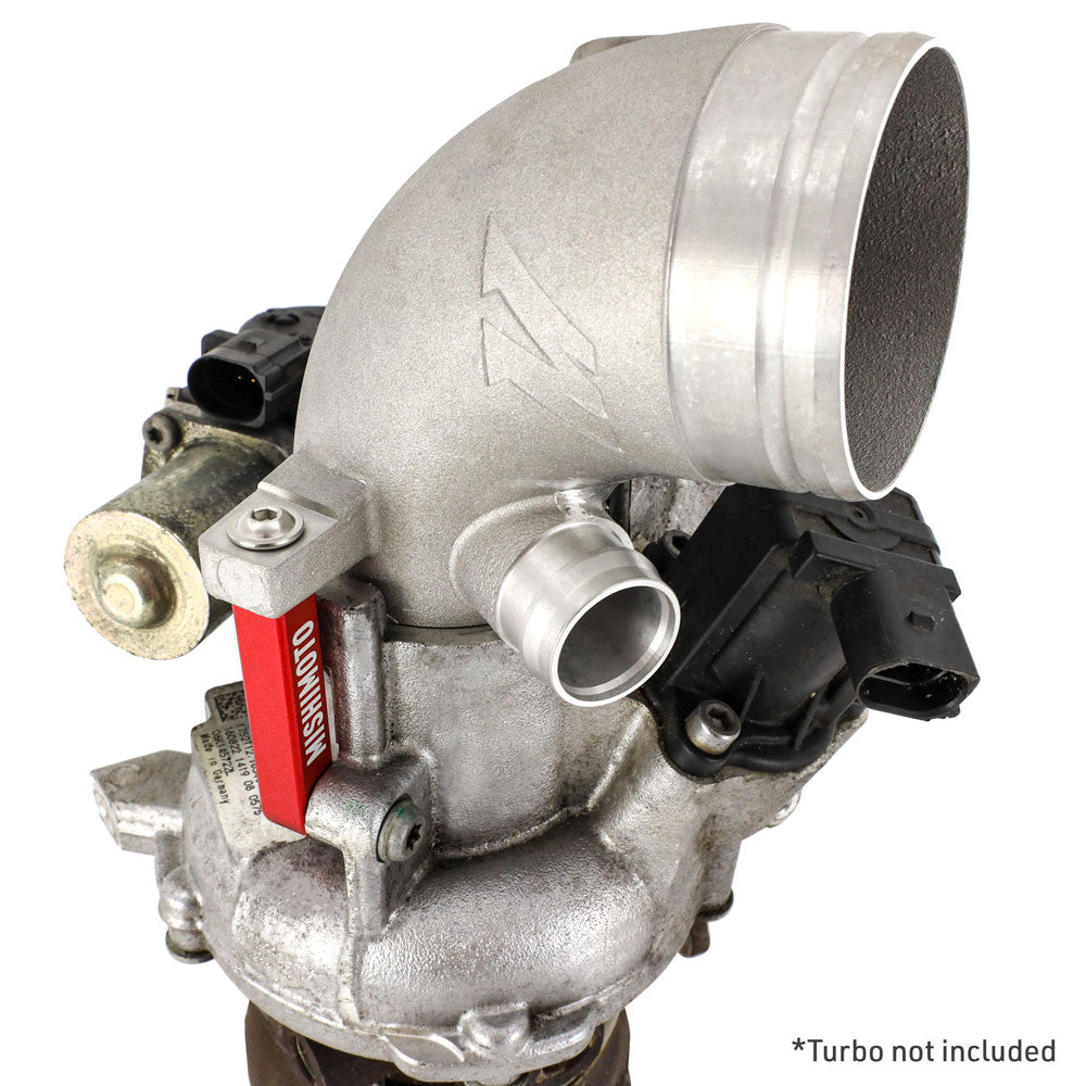Mishimoto 15-21 VW Golf/GTI Turbo Inlet Pipe - MMAI-MK7-TI for 2015-2021 Volkswagen GTI - installed view
