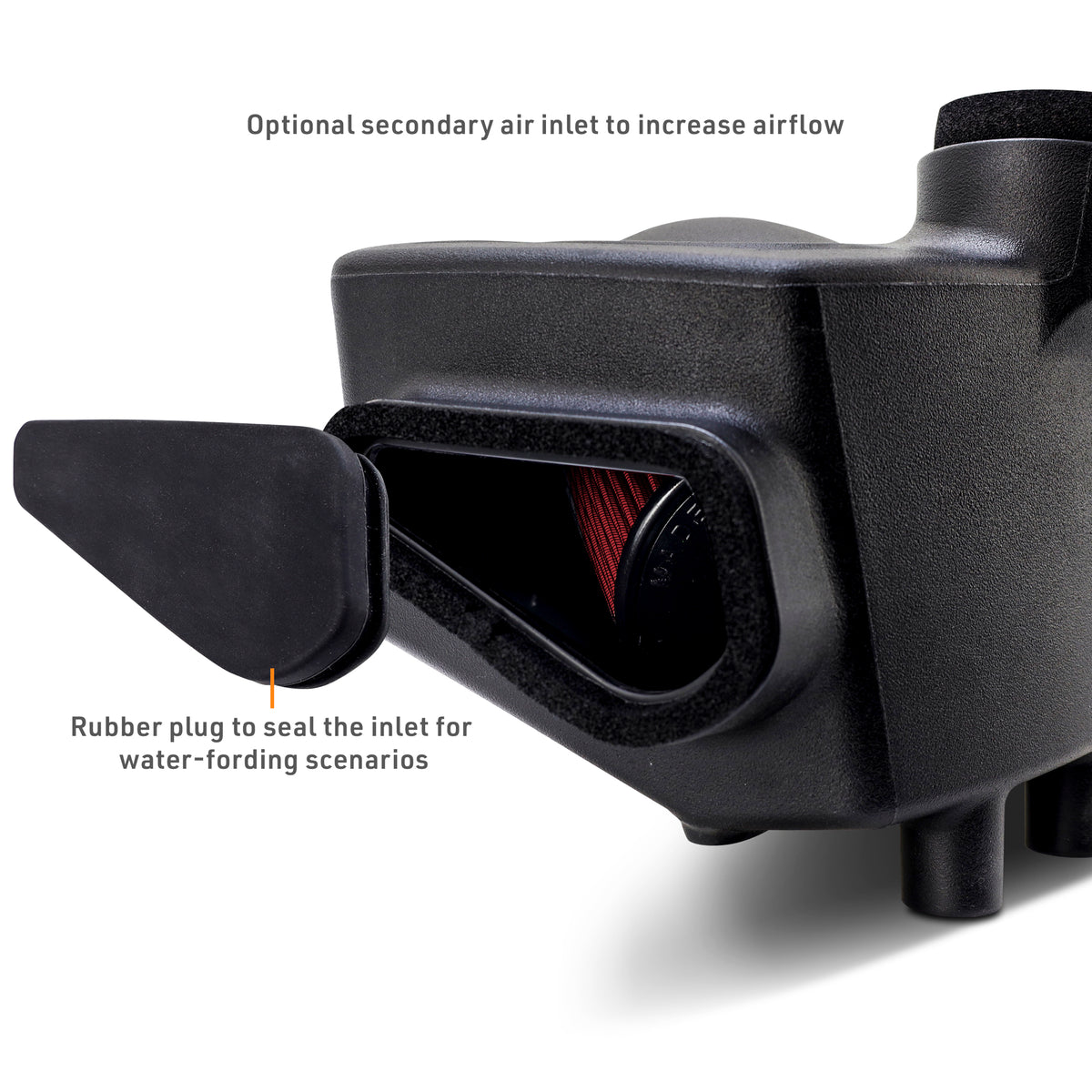 Mishimoto 2024+ Toyota Tacoma Performance Air Intake - Oiled - MMAI-TAC-24 for 2024-2025 Toyota Tacoma - installed view