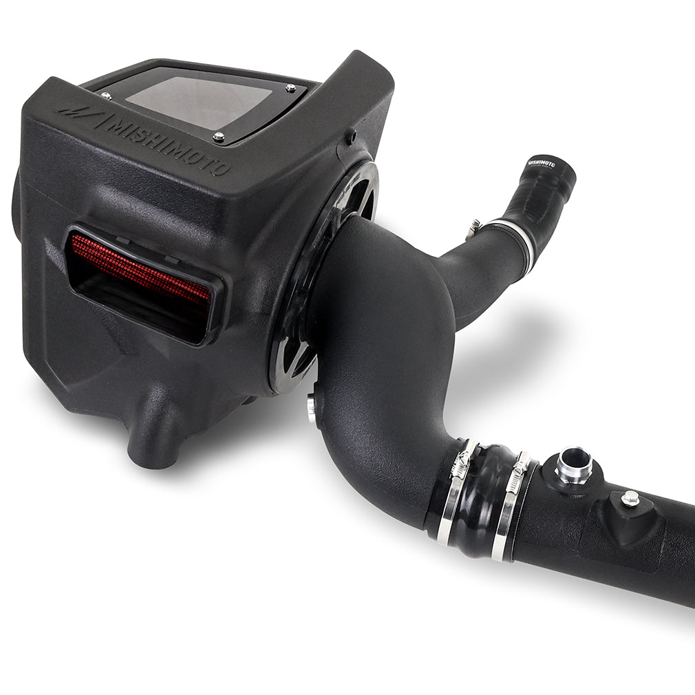 Mishimoto 21+ Bronco 2.7L Intake/Snorkel Bundle - Oiled Filter - MMB-BR27-21 for 2021-2026 Ford Bronco - side view