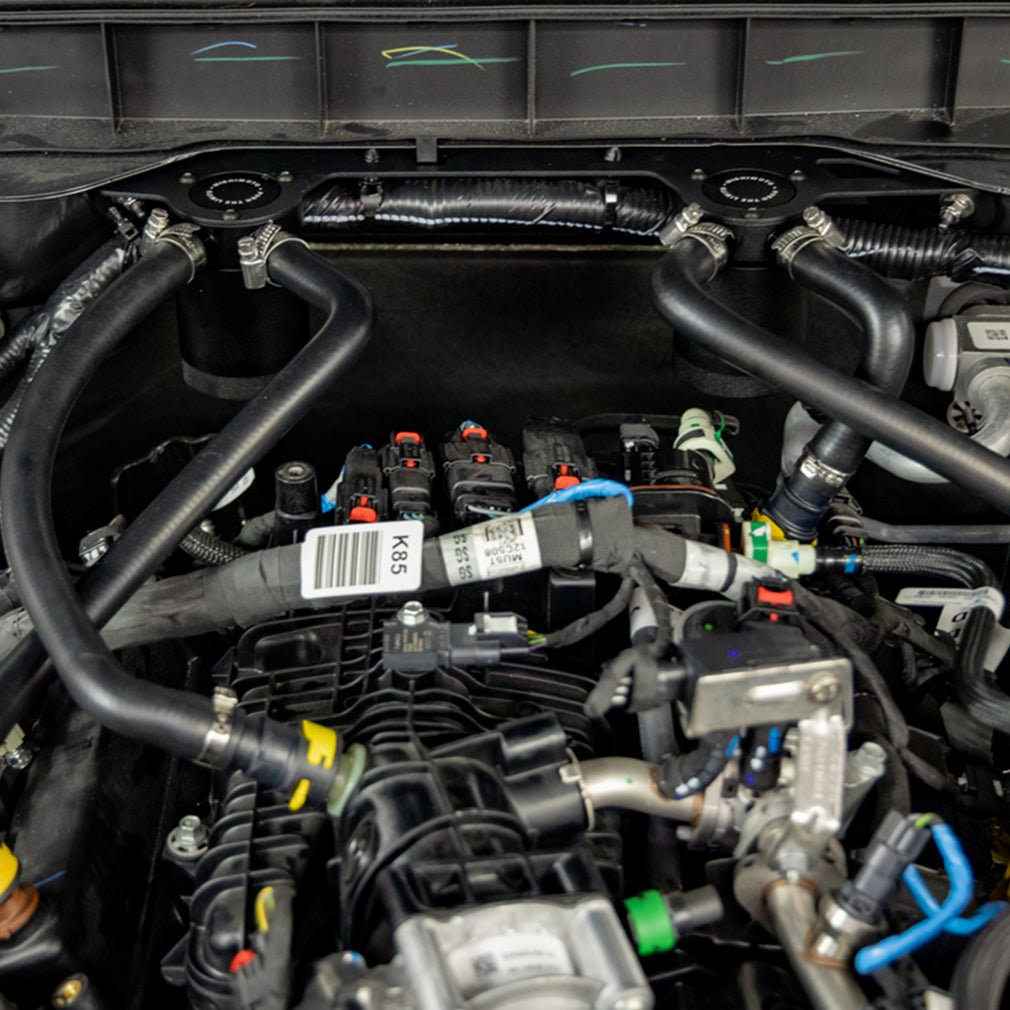Mishimoto 2023+ Ford Bronco 2.7L Baffled Oil Catch Can System - MMBCC-BR27-23S for 2021-2026 Ford Bronco - alternate view