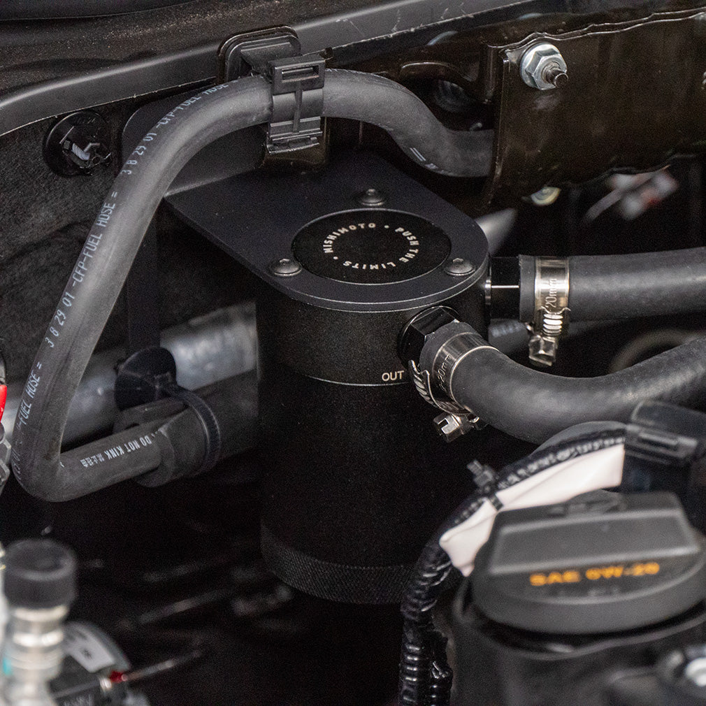 Mishimoto 2022+ Honda Civic 1.5T Baffled Oil Catch Can PCV Side - MMBCC-CIV-22P for 2022-2025 Honda Civic - alternate view