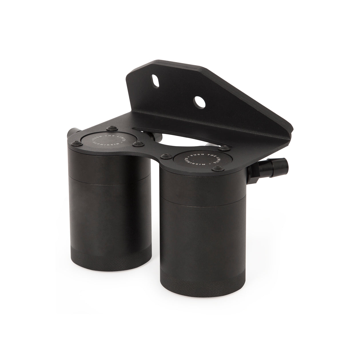 Mishimoto 15-17 Ford F-150 2.7L EcoBoost Baffled Oil Catch Can - Black - MMBCC-F27T-15SBE for 2015-2017 Ford F 150 - close-up