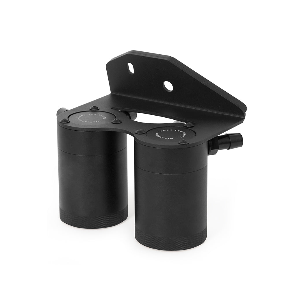 Mishimoto 18+ Ford F-150 2.7L EcoBoost Baffled Oil Catch Can Kit - Clear - MMBCC-F27T-18SBE for 2018-2022 Ford F 150 - altern