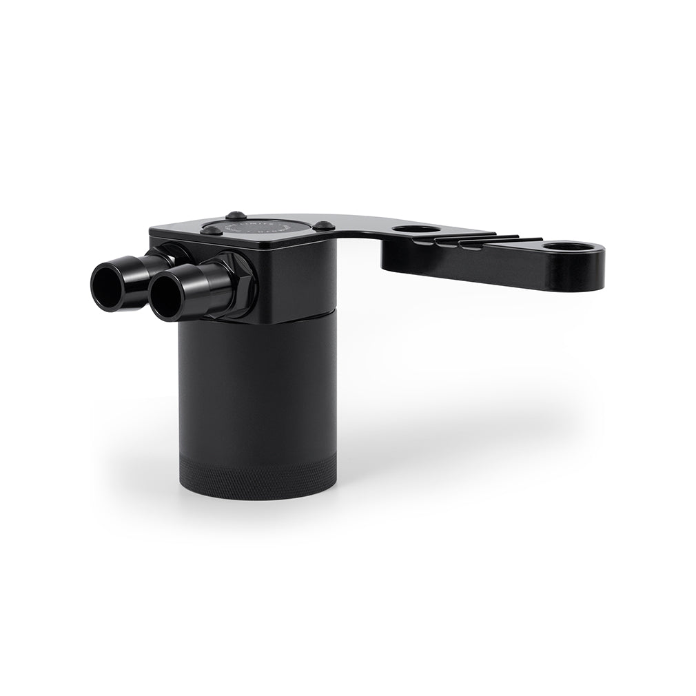 Mishimoto 15-20 BMW F8X M3/M4 Baffled Oil Catch Can - Black Sapphire - MMBCC-F80-15CBS for 2015-2020 BMW M4 - detail view