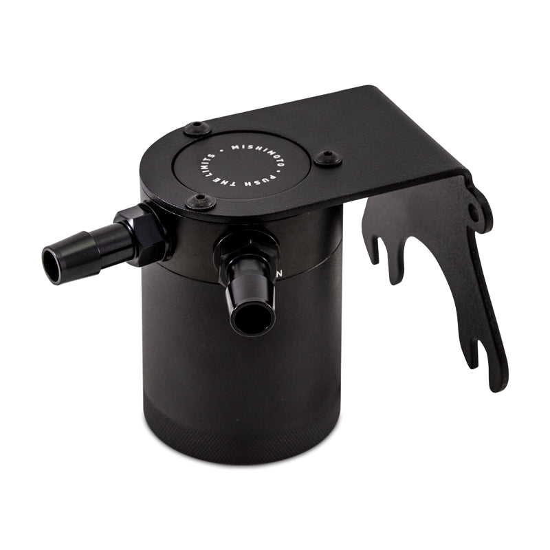 Mishimoto 2018+ Jeep Wrangler JL 3.6L Baffled Oil Catch Can - MMBCC-JLP-18PBE for 2018-2026 Jeep Wrangler - alternate view