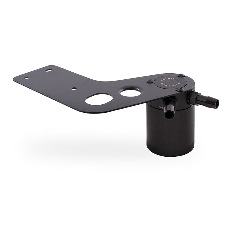 Mishimoto 2015+ Ford Mustang GT Baffled Oil Catch Can Kit - Black - MMBCC-MUS8-15PBE for 2015-2017 Ford Mustang - installed v